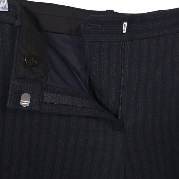 Theory Women's Tailor Trouser C Pale Stripe Knit Size 6 Viscose Blend J0726211 - Picture 8 of 11